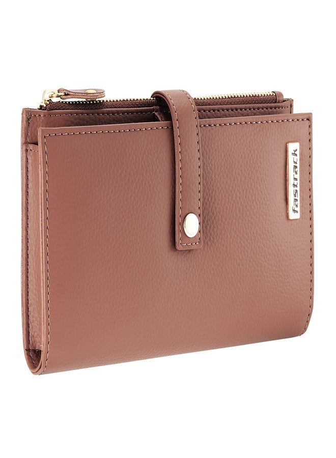 Fastrack Women's Multi-Pocket Wallet | Multiple Card Slots, Zip Pocket and Cash Slot | Organized and Stylish | Wallet for Casual Carry | Women Purse for Daily Use - Image 4
